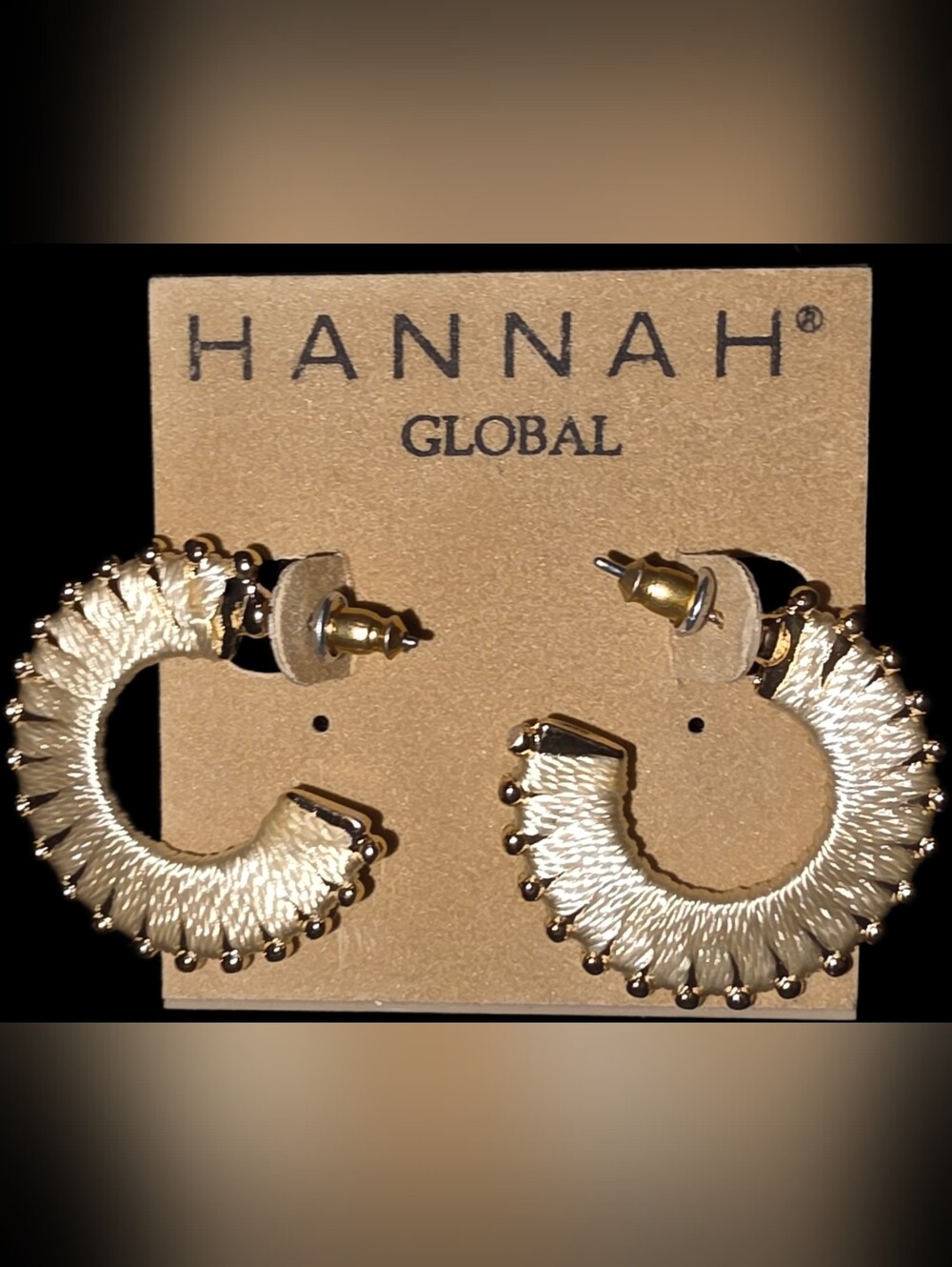 Thread Wrapped Hoops - Picture 2 of 2
